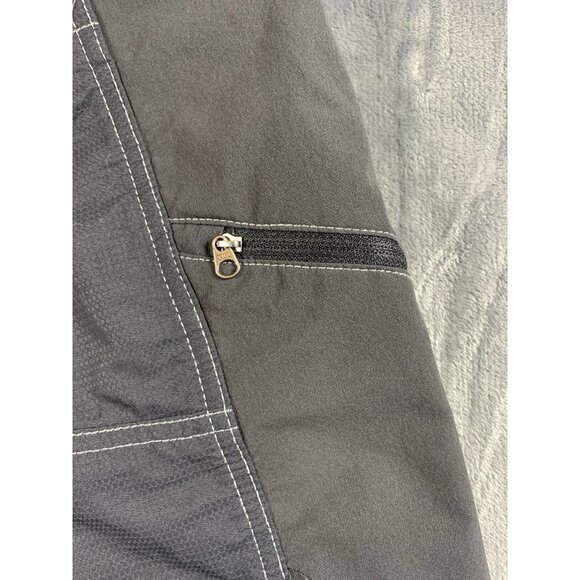 Kuhl Board Shorts Men Sz 36 Black Gray Pockets Hybrid Fishing Outdoor Swim Surf - Picture 5 of 9